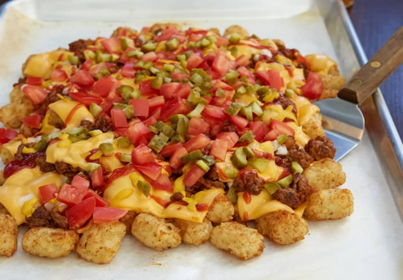 Taco Cheeseburger Totchos